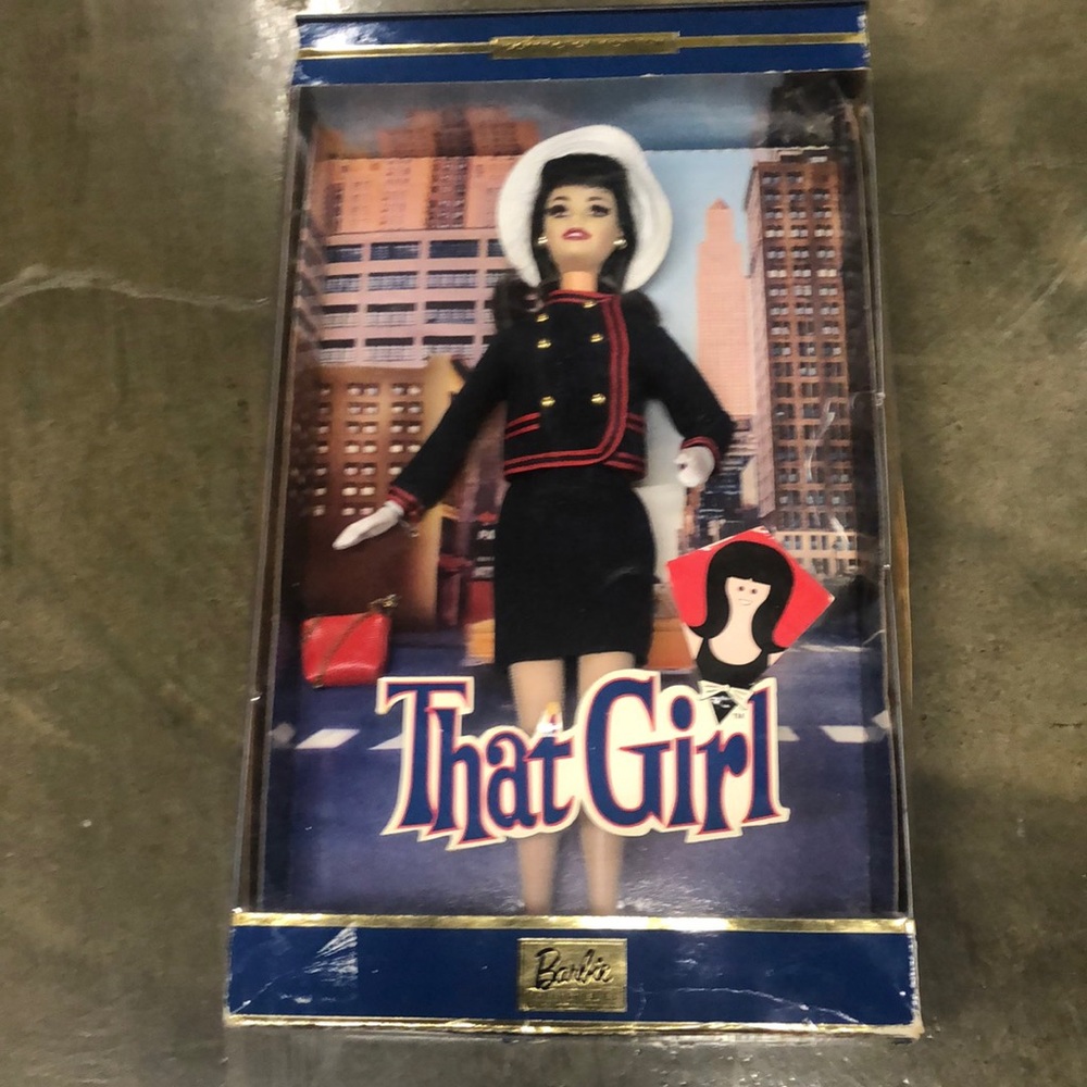 Barbie doll as That Girl. Never opened worn box